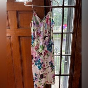 New with tags Express floral silk dress Medium